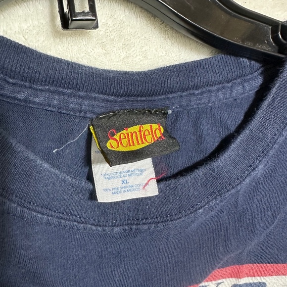 Seinfeld "Assman" T-Shirt XL Blue Kramer Licence Plate Short Sleeve - Picture 8 of 8